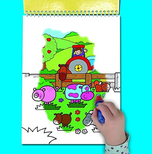 Galt Toys, Water Magic - Farm, Colouring Book for Children, Ages 3 Years Plus