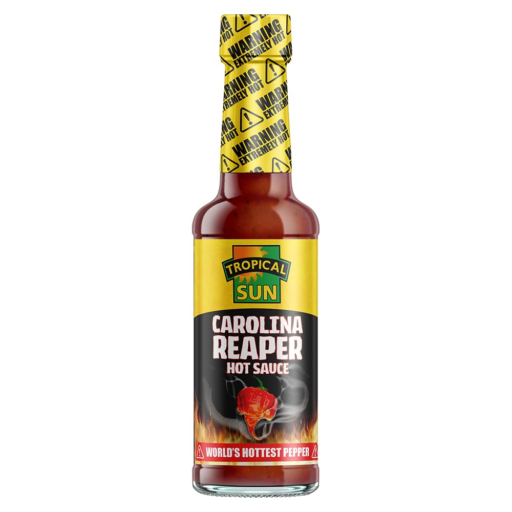 Tropical Sun Carolina Reaper Hot Sauce - 148ml | Made with World's Hottest Pepper