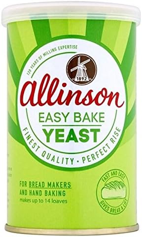 Allinson Easy Bake Yeast Tin 100g - Pack of 6 1