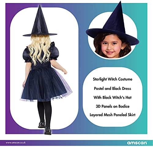 Amscan Starlight Witch Costume - 3-4 Years