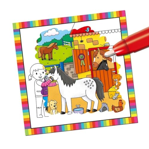 Galt Toys First Water Magic - Baby Farm Animals Reusable Water Colouring Book for Toddlers 18M+