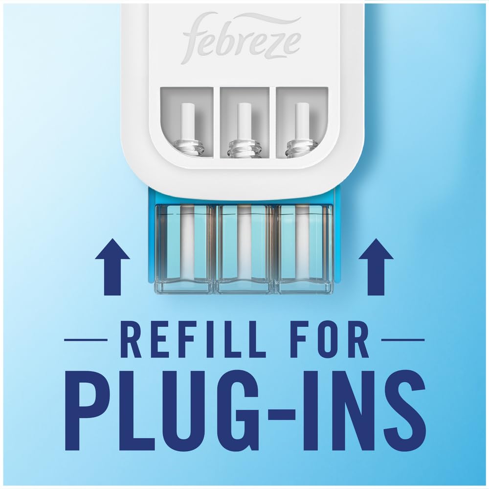 Febreze 3Volution Air Freshener Plug-In Refills (4 x 20ml) - Lily & Breeze
