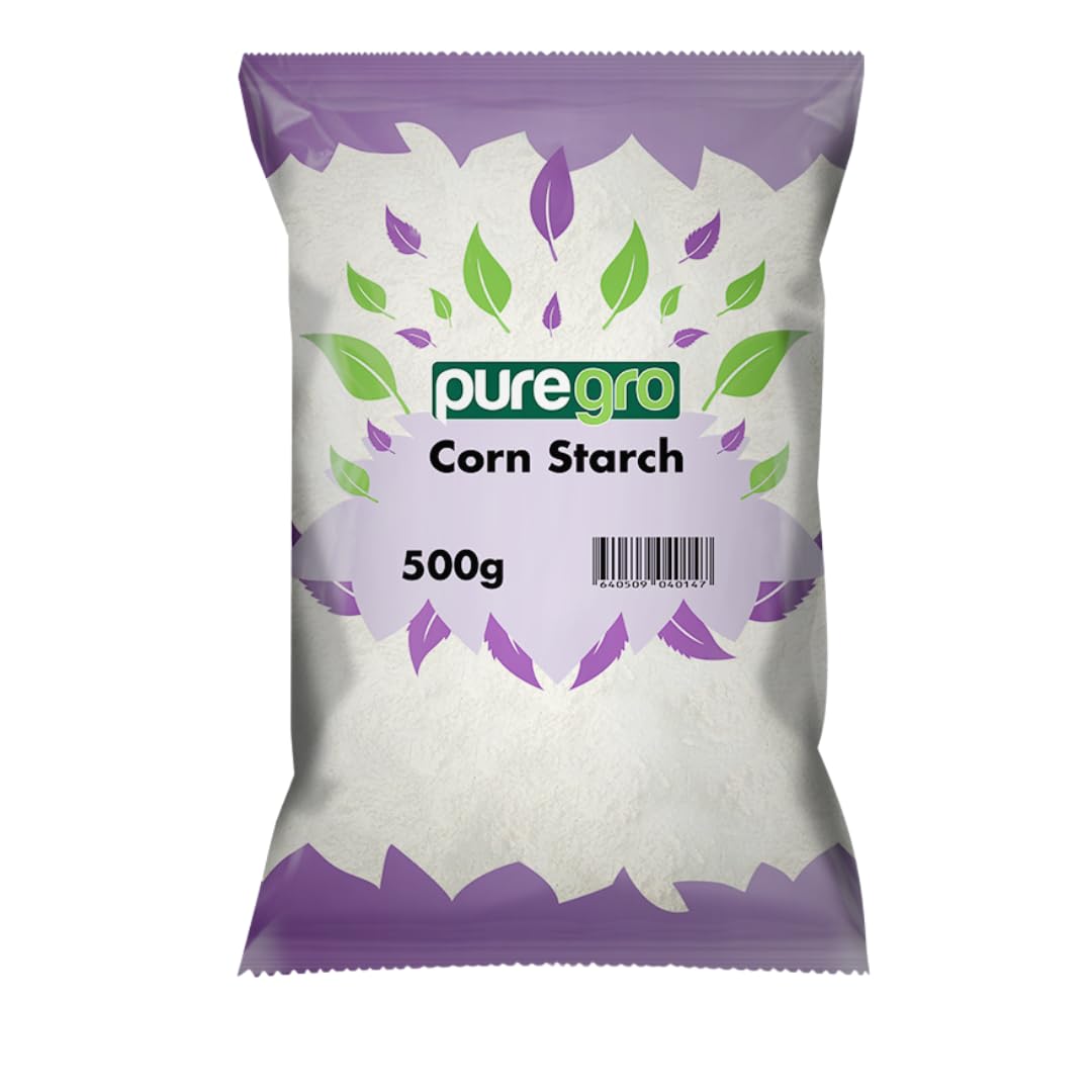 Puregro Corn Starch - Premium Quality Thickener for Cooking and Baking | 500g Powder