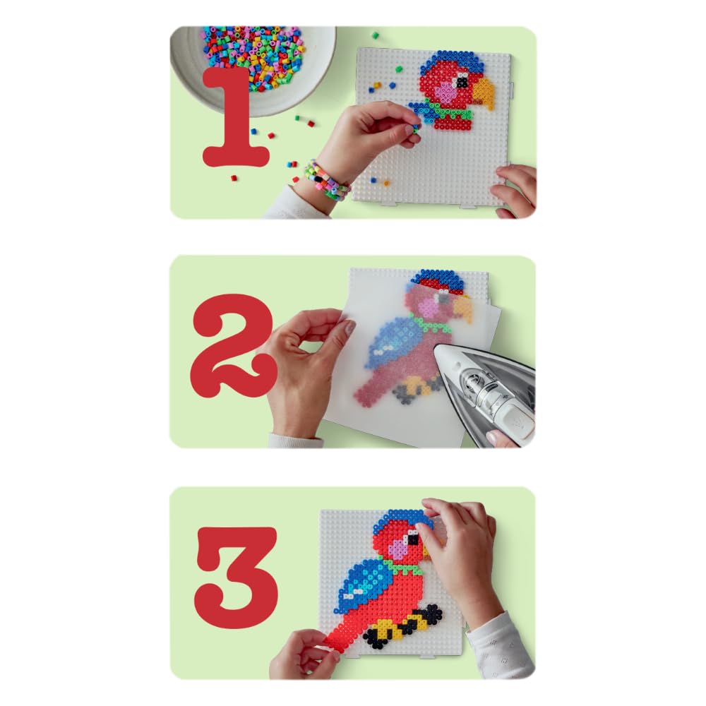 Hama Midi Beads Bucket - 10,000 Fuse Beads Craft Kit for Creative Children 5+ 3