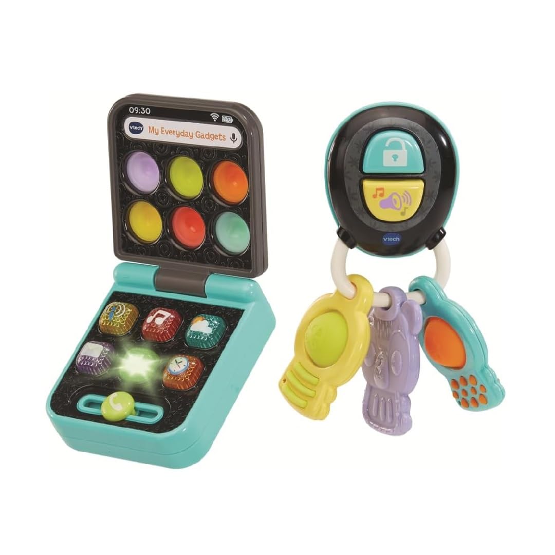 VTech Baby My Everyday Gadgets - Pretend Play Toy Keys and Phone with Lights & Sounds 2