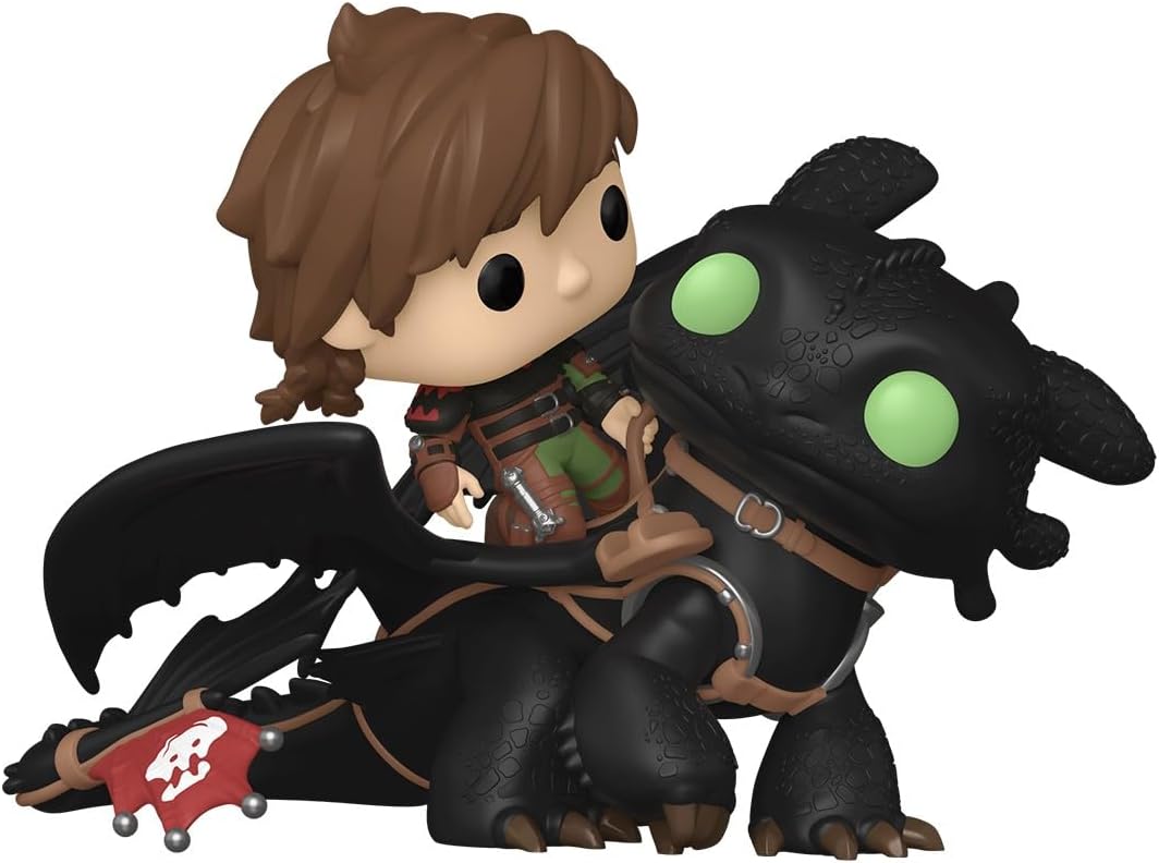 Funko Pop! Rides Deluxe: How to Train Your Dragon - Hiccup with Toothless Vinyl Figure 2