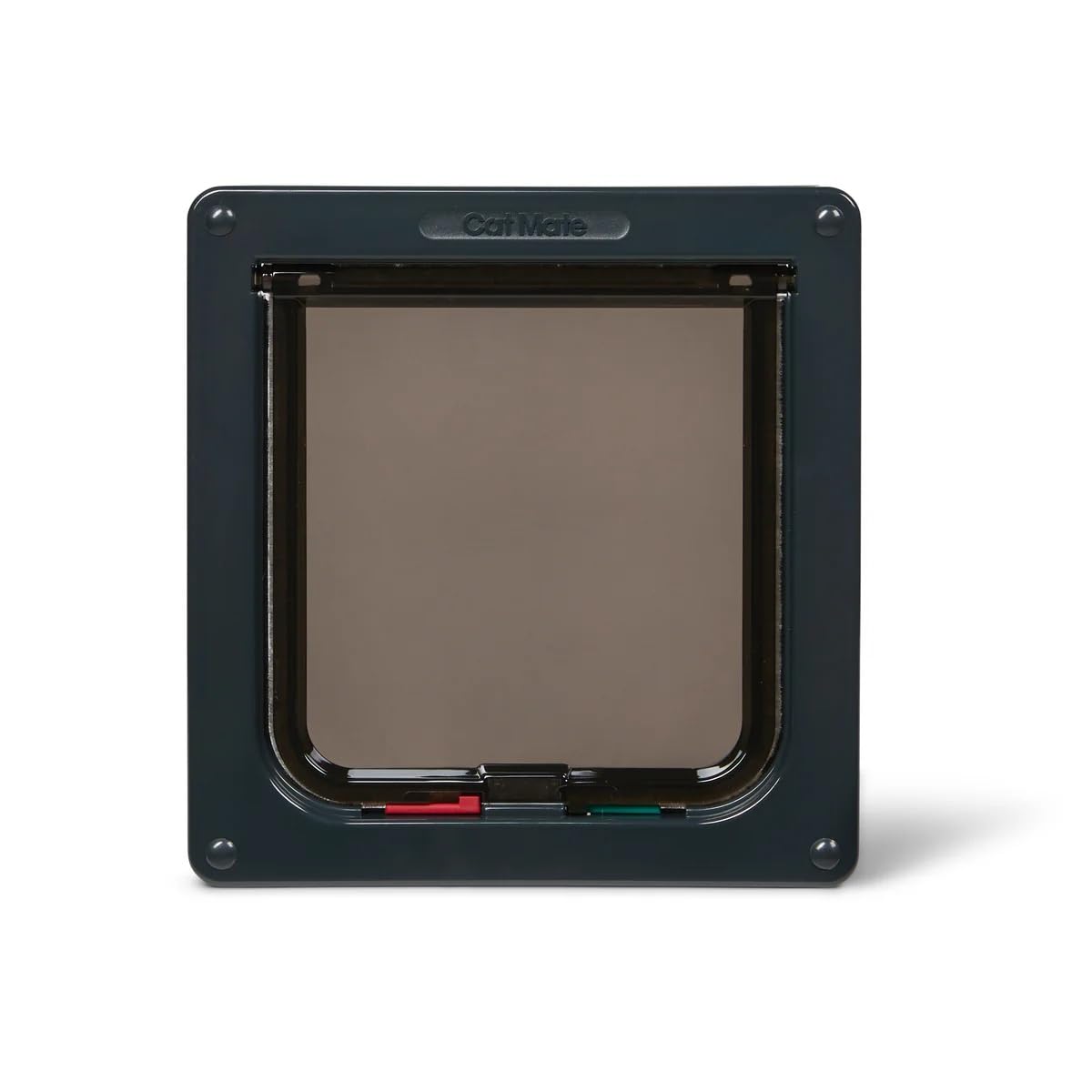 Cat Mate 4-Way-Locking Cat Flap with Door Liner | Fits up to 50mm Thick Doors | Grey