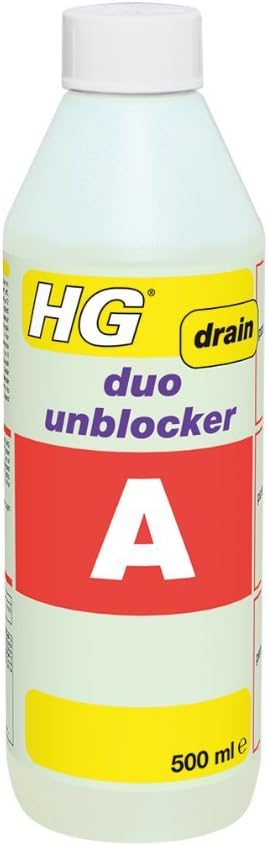HG Duo Unblocker 1L - Extremely Powerful 2-Component Drain Unblocker for Kitchen & Bathroom Drains 3