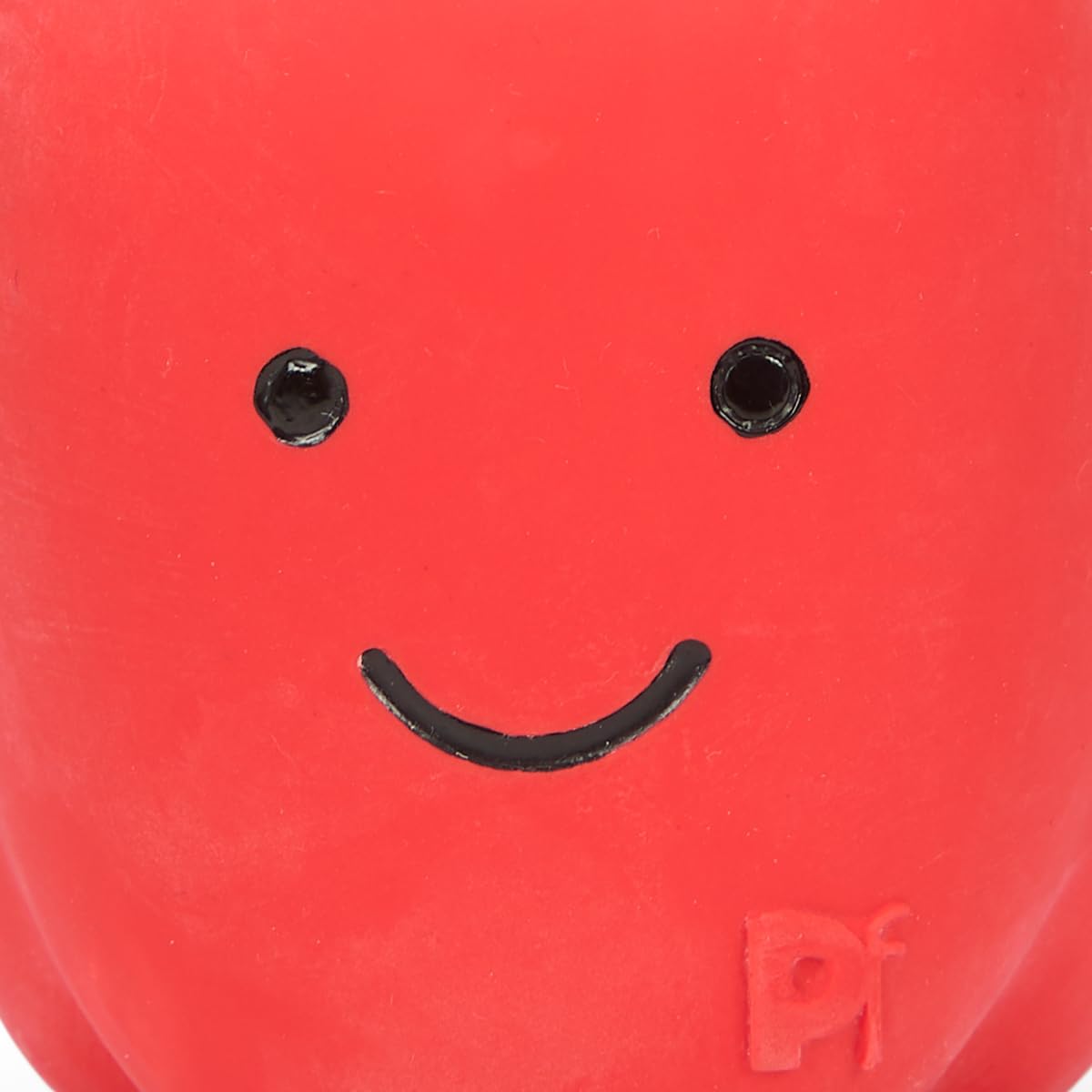 Petface Foodie Faces Red Pepper Latex Dog Toy with Squeaker | Large Size | Natural Rubber 4