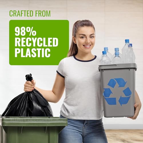 EcoBag Extra Strong Heavy Duty Refuse Sacks - 50 Pack Recyclable Bin Bags 4