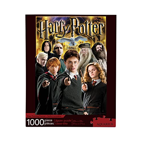 AQUARIUS Harry Potter Puzzle Character Collage - Harry Potter 1000-Piece Jigsaw Puzzle (65291)