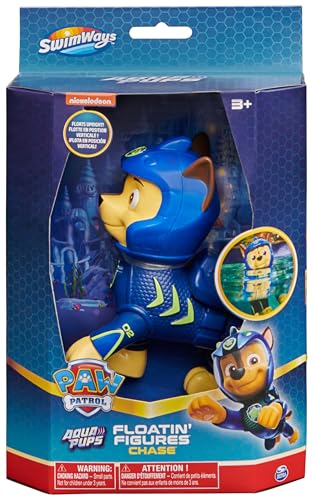 Swimways Paw Patrol Chase Schwimmfiguren, Bade- und Schwimmbadspielzeug, Wasserspielzeug