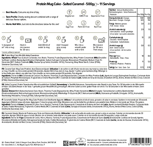 THE PROTEIN WORKS - Protein Mug Cake Mix | Choc Orange & Banana Flavors | 150 Calorie High Fibre Cake Mix 7