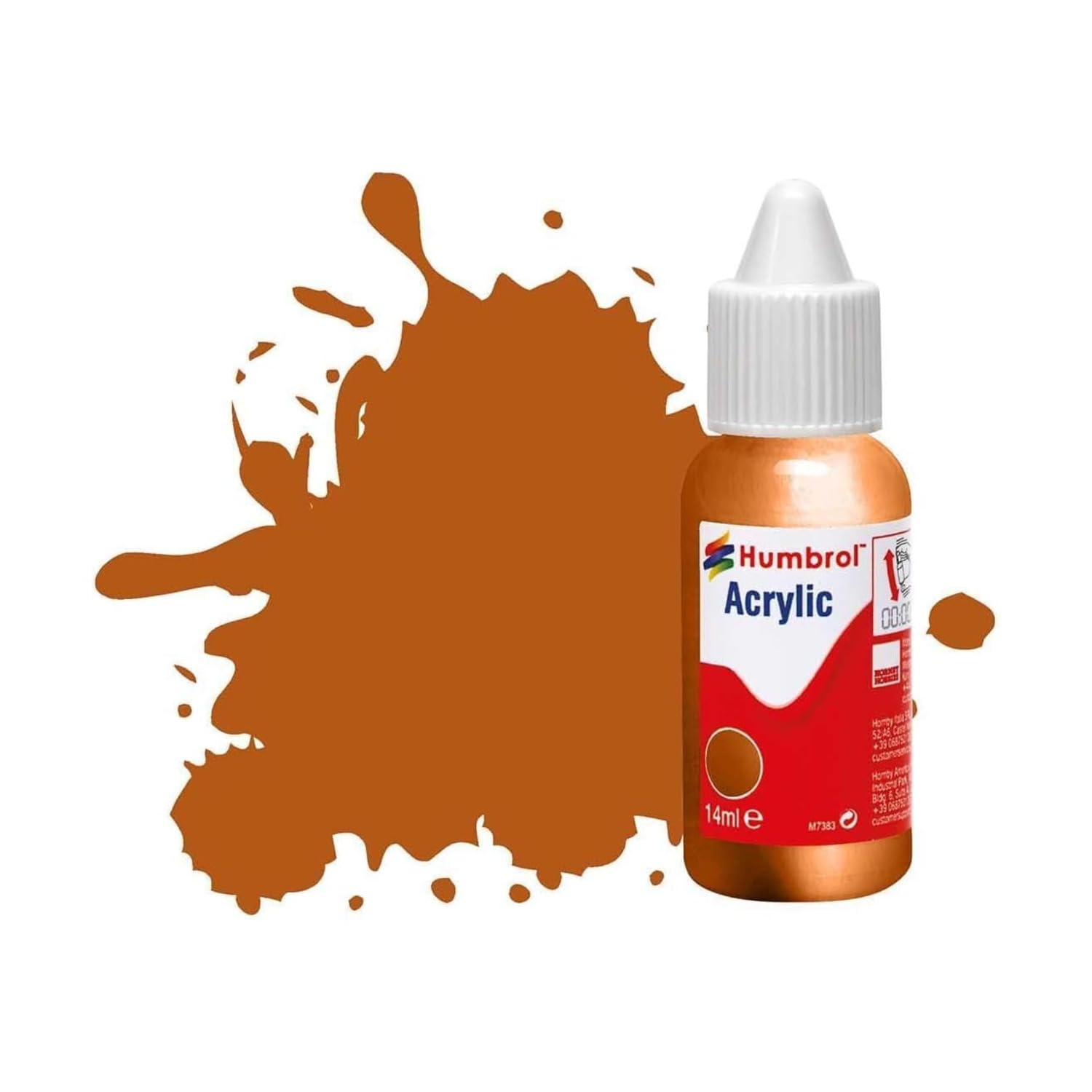 Humbrol Model Paint - DB0055 No 55 Bronze Metallic Acrylic Paint | 14ml Liquid Bottle