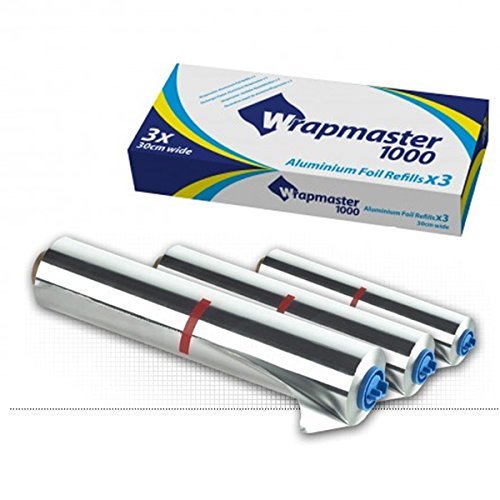 Wrapmaster 1000 Foil Refill 34C27 Pack of 3 - 30 Metres per Roll