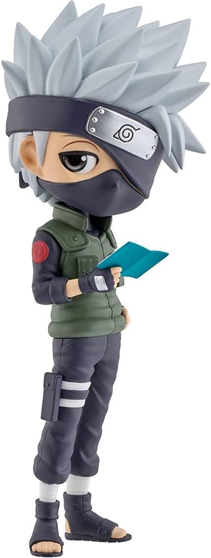 Banpresto NARUTO SHIPPUDEN - Hatake Kakashi Vers.A - Q Posket 15cm Action Figure