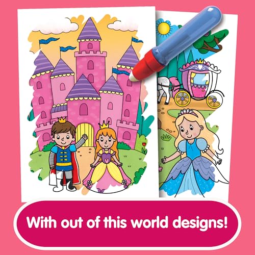 Galt - Water Magic Fairytales Reusable Colouring Book for Children 8