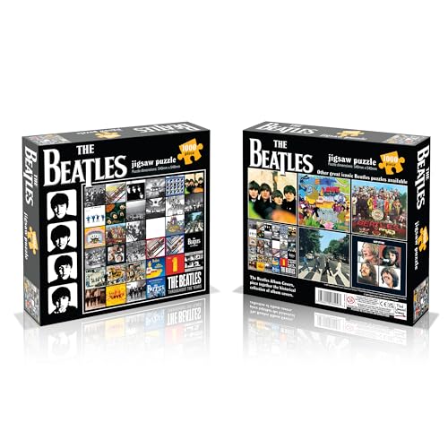 University Games Beatles Album Covers 1000 Piece Puzzle - Collage of Iconic Covers for Ages 12+ 4
