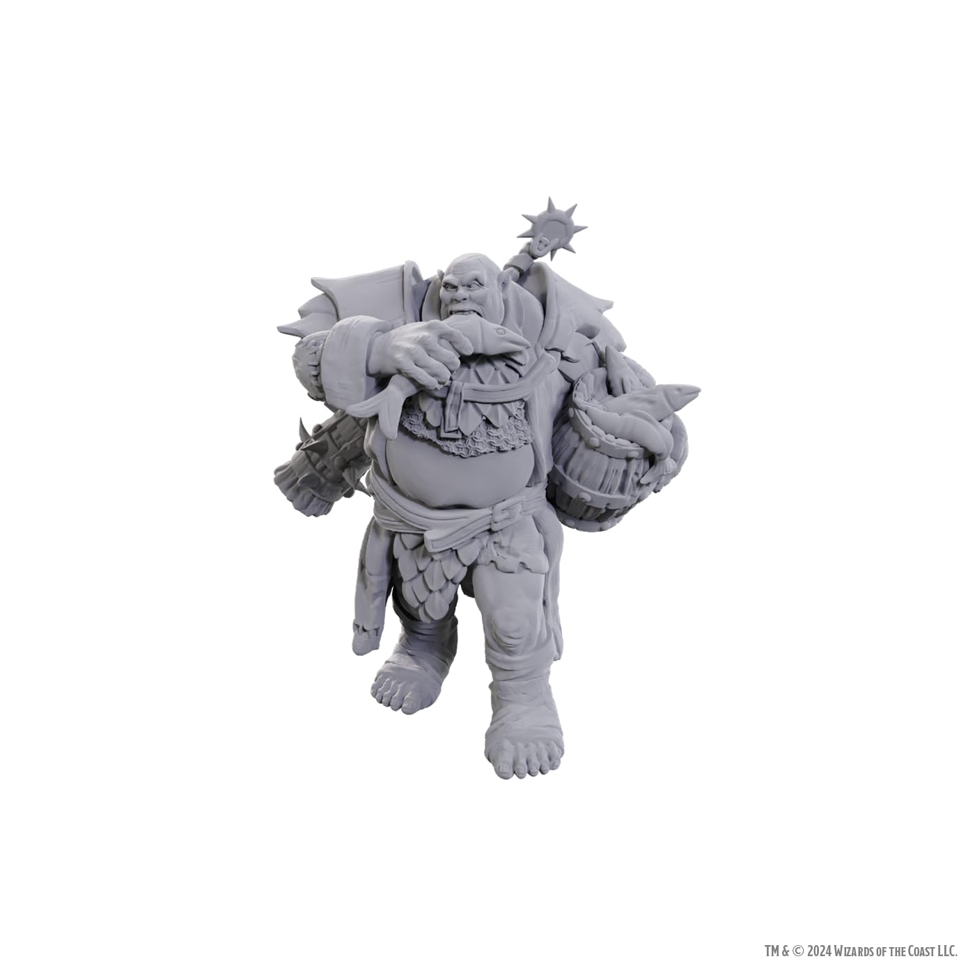 WizKids D&D Nolzur's Marvelous Miniatures - Ogre Soldier (Wave 25) | Unpainted Plastic Figure