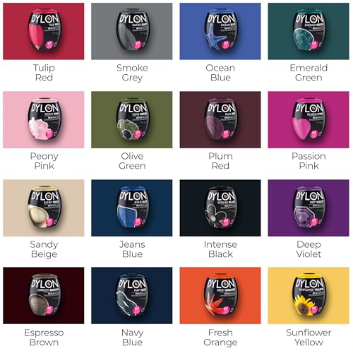 Dylon Washing Machine Fabric Dye Pod - Smoke Grey, 350g 12