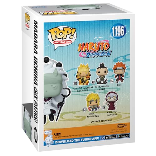 Funko Pop! Animation Naruto Shippuden - Madara Uchiha (Six Paths) Glow in the Dark Vinyl Figure (60333)