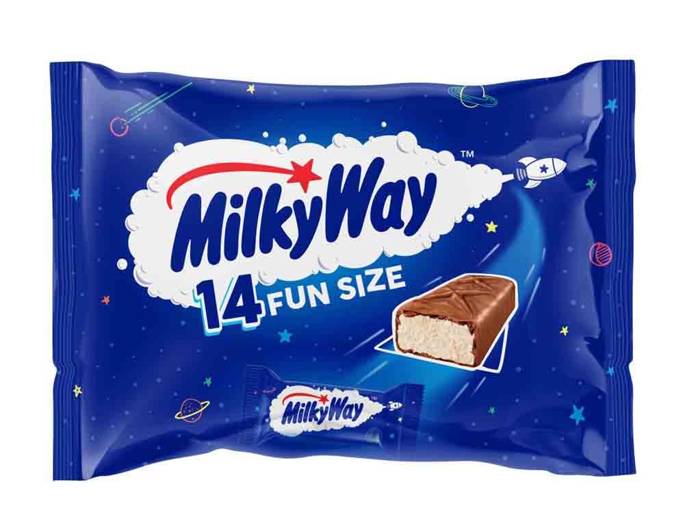 Milky Way Fun Size Chocolate Bars - Halloween Party Bag Filler, 15.5 oz Multipack 2