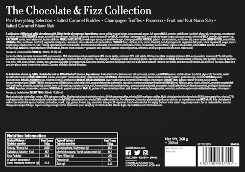 Hotel Chocolat The Chocolate & Fizz Collection - Chocolate and Prosecco Hamper, 540g