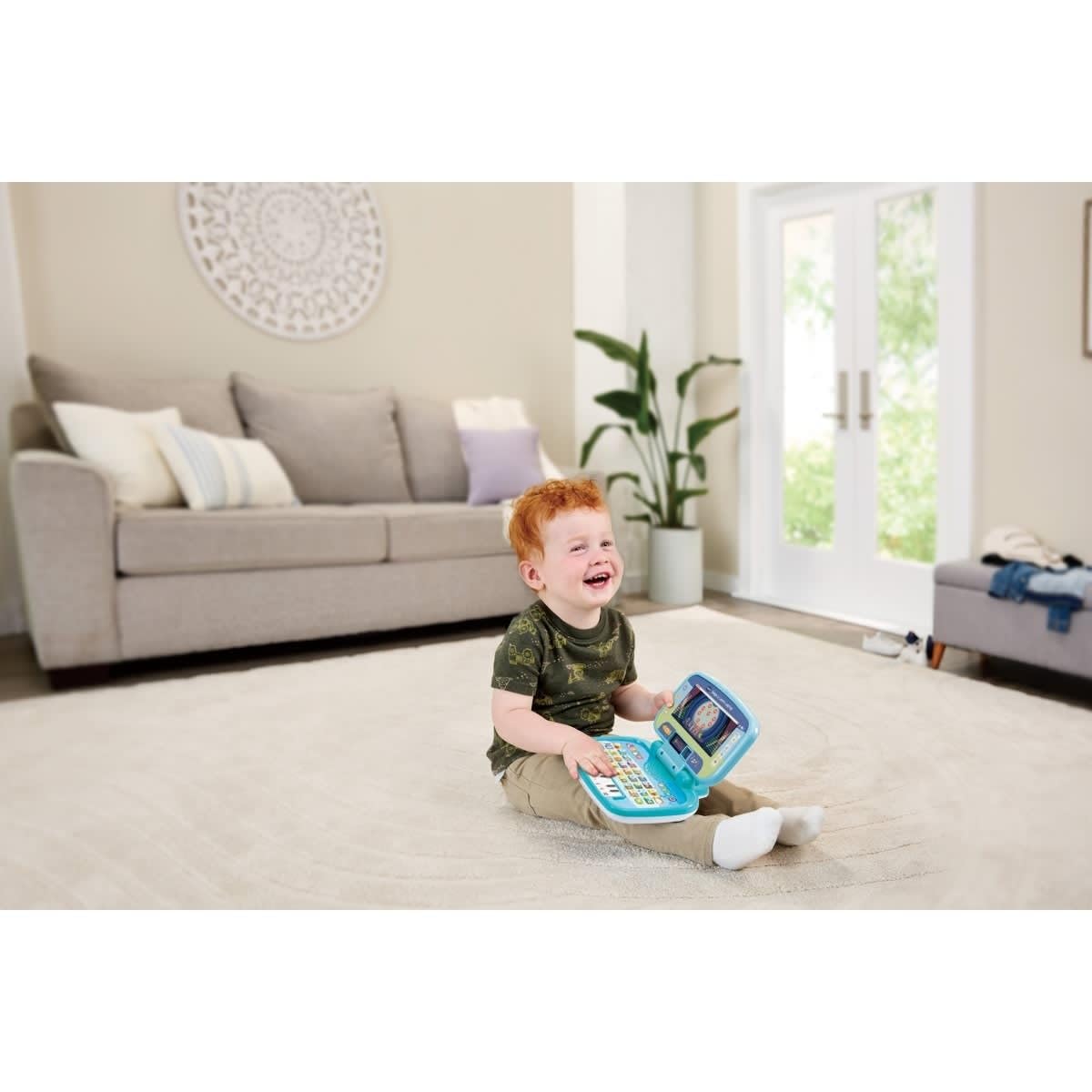VTech Swipe & Learn Laptop - Phonics, Counting, Early Computer Skills | Ages 18-36 Months