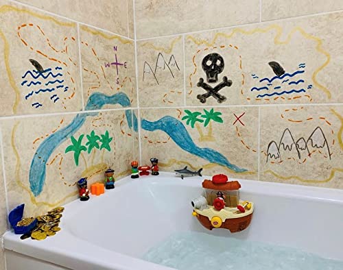 Little Brian - Bath Paint Sticks 6-Pack for Kids