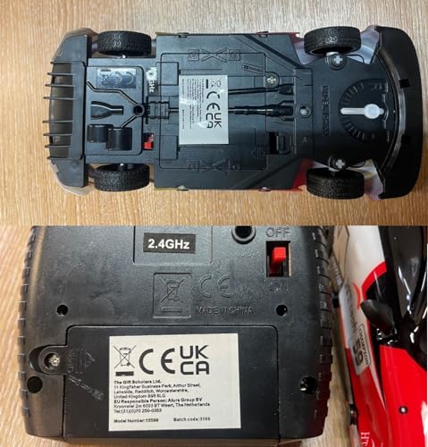 Road Rebel Redline Racer - 1:24 Scale RC Car with 2.4GHz Remote Control 24