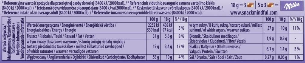 Milka Happy Cows Alpine Milk and White Chocolate Bar, Chocolate Harmony, 90g 4