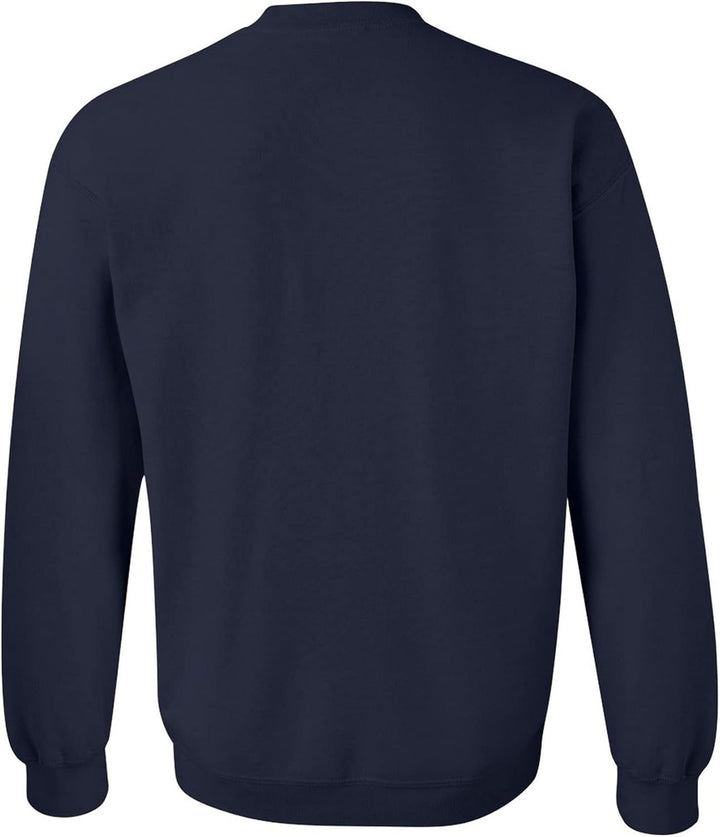 Gildan Heavy Blend Unisex Adult Crewneck Sweatshirt - Soft Fleece, 50% Cotton 50% Polyester, Purple (Size S)