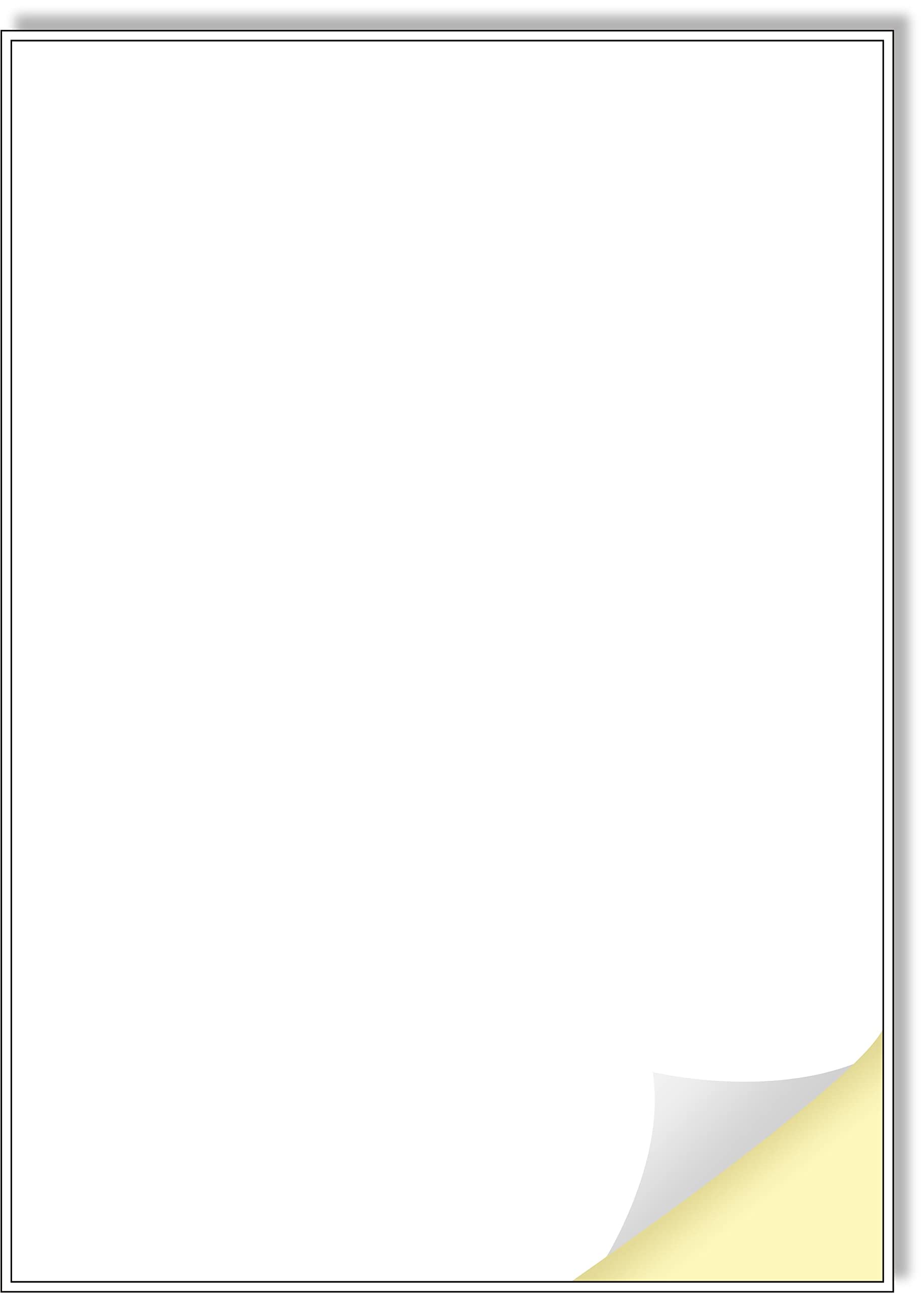 Creavvee Printable White Sticker Paper Labels - 1 Label per Sheet, 20 A4 Sheets, Matte Finish 1