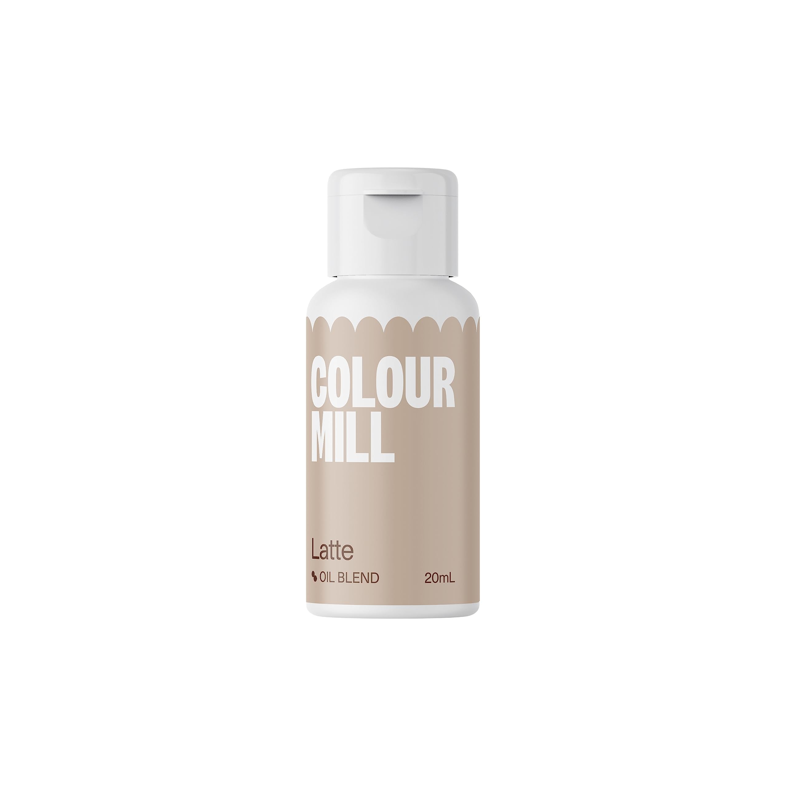 Colour Mill Oil Blend Food Colouring - Latte | Oil-Based, High Concentration, 20 ml 1