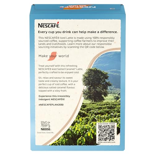 NESCAFÉ Iced Latte Salted Caramel Instant Coffee - 7 x 14.5g Sachets 7