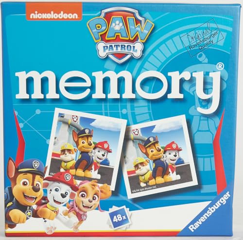 Ravensburger Paw Patrol Mini Memory Game - Matching Card Game for Kids