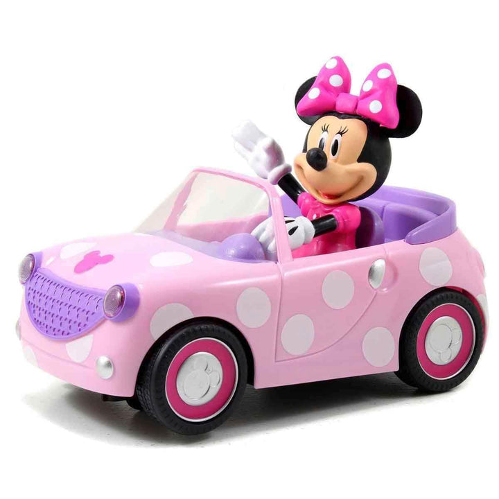 Simba Minnie Mouse Remote Control Roadster - Pink 1:24 Scale Vehicle for Kids