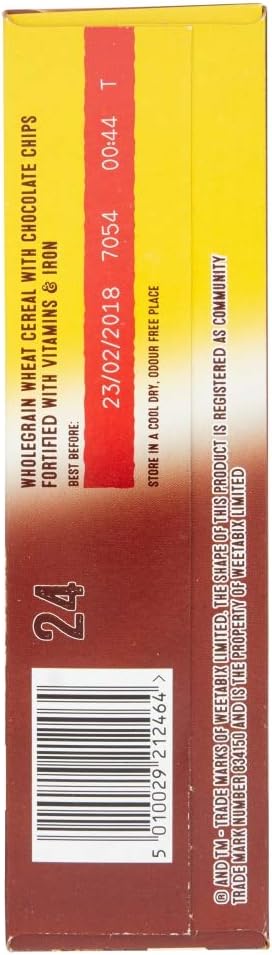 Weetabix Chocolate Cereal Biscuits, 450g (24 Count) - High Fibre Breakfast Biscuits with Wholegrain Wheat 5