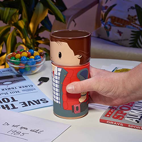 CosCups von Numskull Zurück in die Zukunft Marty McFly Keramiktasse mit Gummihülle
