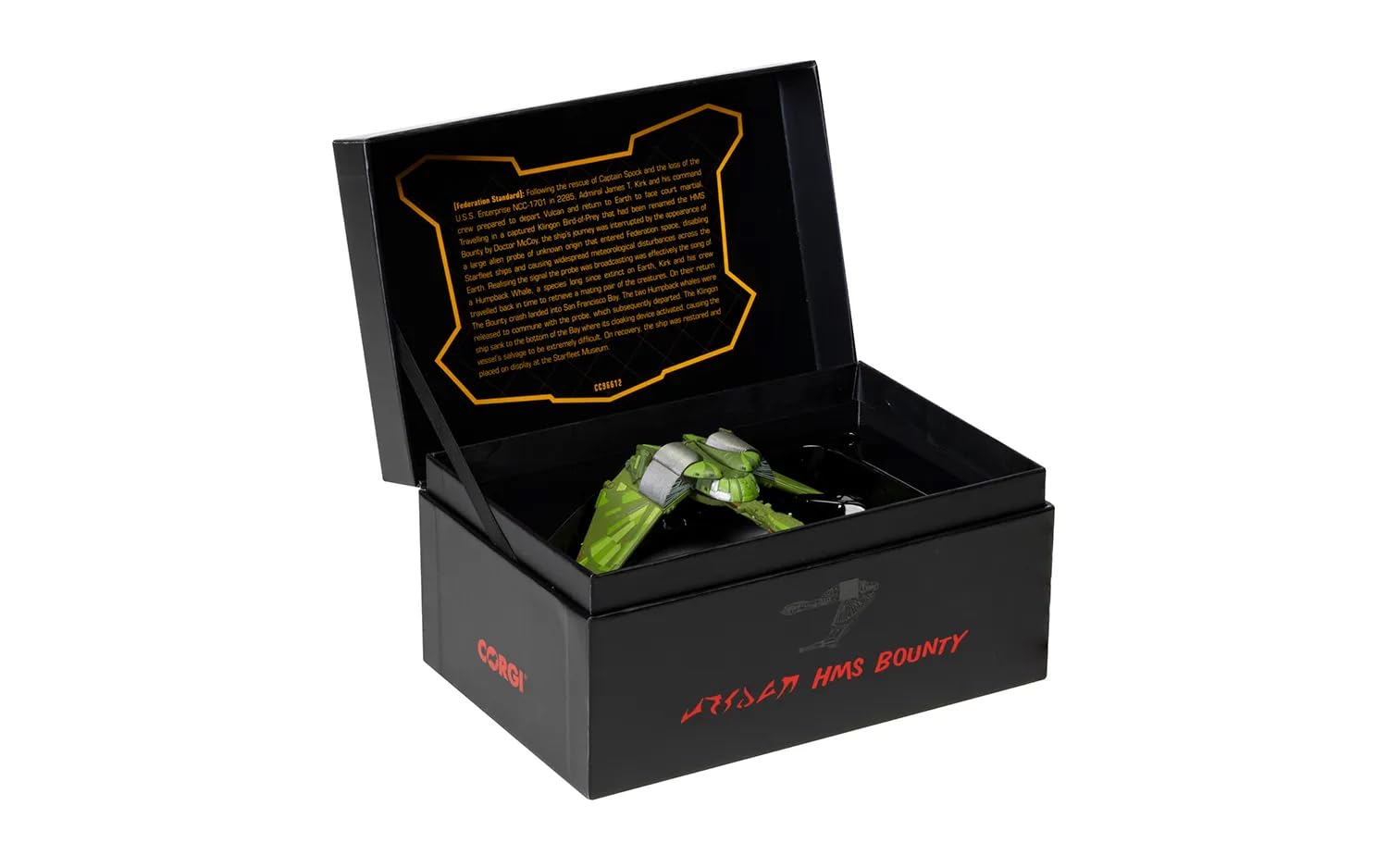 Corgi CC96612 Star Trek Klingon Bird-of-Prey 'HMS Bounty' Die-Cast Model | Metal | 105x130x54mm 9