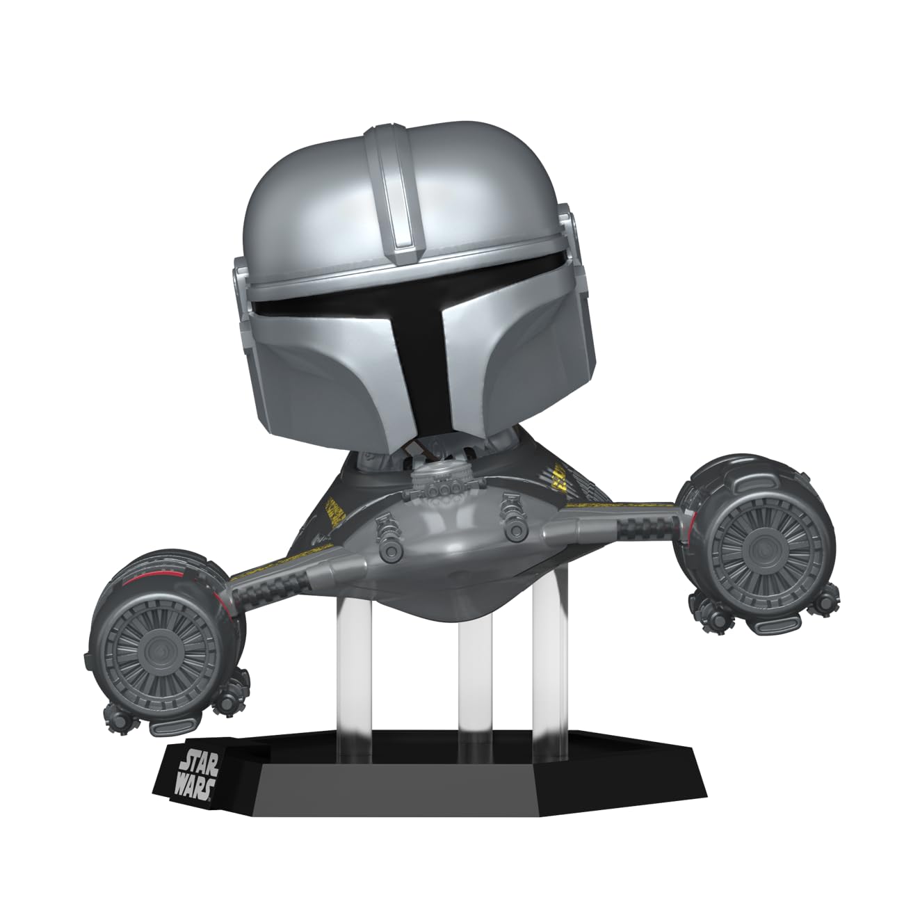 Funko Pop! Rides: Star Wars - The Mandalorian in N-1 Starfighter Vinyl Figure 10