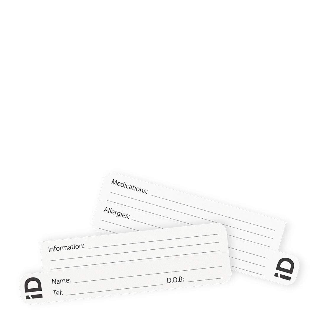 LittleLife Unicorn Identification Wristband - Soft Neoprene | Includes 2 ID Cards | White 2