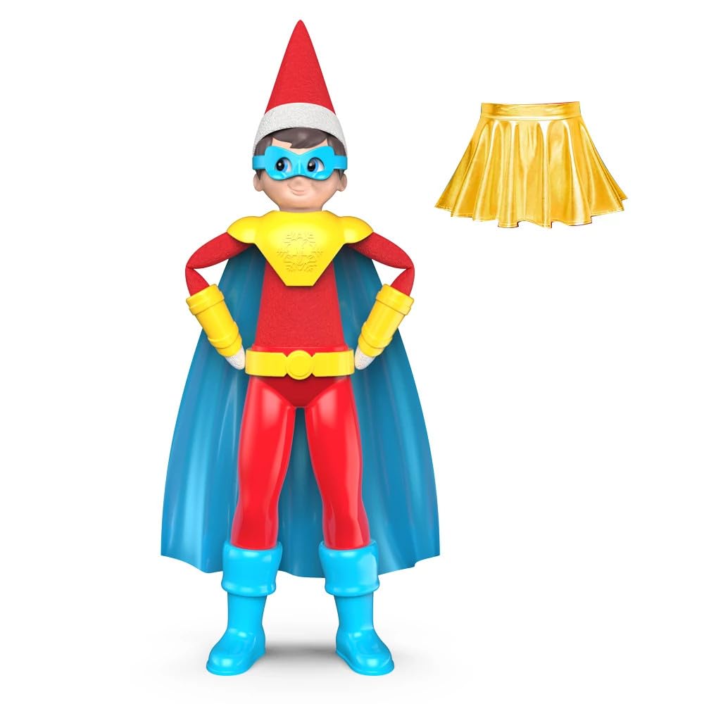 MagiFreez Polar Power Hero Costume - Gold Superhero Outfit for Scout Elf 14