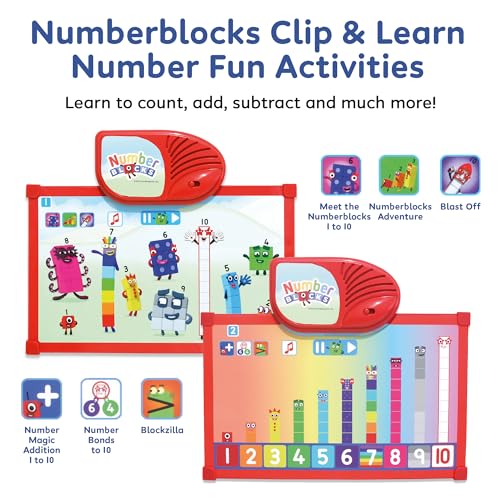 Numberblocks Clip & Learn Number Fun Toy - Educational Electronic Learning Game for Ages 18 Months+ 12