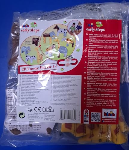 Theo Klein 71 Funny Puzzle Magnetic Animals - Educational Toy for Toddlers 1 Year and Up 16