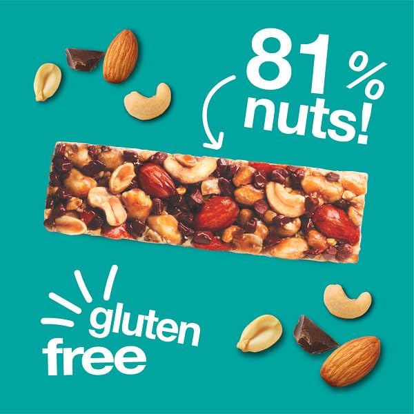 KIND Bars Chocolate Chip Cashew High Fibre Gluten Free Snack Bars No Artificial Ingredients 12 x 40g 4