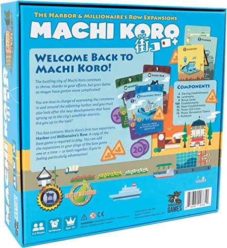 Pandasaurus Machi Koro 5th Anniversary Expansions