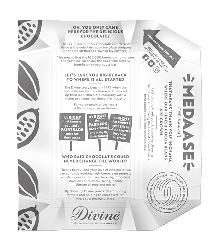 Divine - 68% Dark Chocolate with Fruit & Nut Bar (90 g) 5