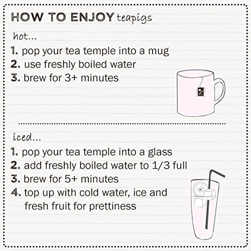 Teapigs Honeybush & Rooibos 50 Tea Temples