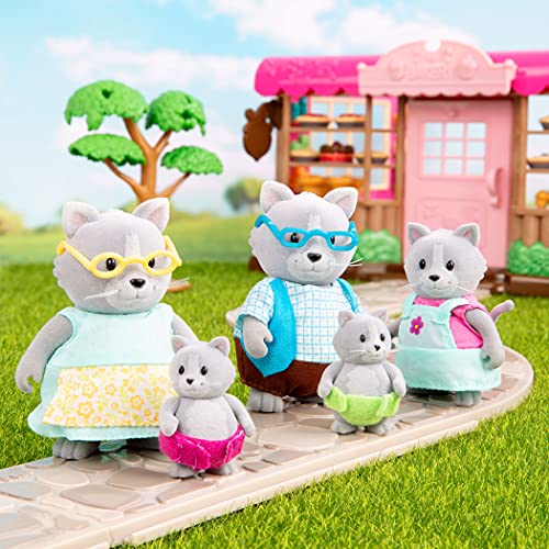 Li'l Woodzeez – The Daintypaw Cats – Collectible Toy Cat Figurines – 7-Piece Playset for Kids 6